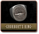 DR GRORDBORT'S SILVER SIGNET RING